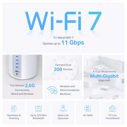 TP-Link BE9300 Whole Home Mesh WiFi 7 System - Additional view 5