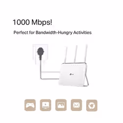 TP-Link TL-PA7019P KIT 1000 Mbit/s Ethernet LAN White 2 pc(s) - Additional view 2