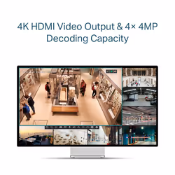 TP-Link VIGI 8 Channel PoE+ Network Video Recorder - Additional view 5