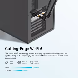 TP-Link AX1800 Wi-Fi 6 Bluetooth 5.2 PCIe Adapter - Additional view 4