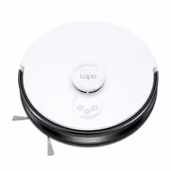 TP-Link Tapo LiDAR Navigation Robot Vacuum & Mop, Bagless, Black, Grey, White, Round, 3 wheel(s), 0.4 L, 57 dB