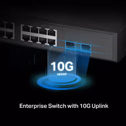 TP-Link Omada 16-Port 2.5G and 2-Port 10GE SFP+ L2+ Managed Switch with 8-Port PoE+ - Additional view 6