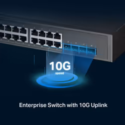 TP-Link JetStream 24-Port 2.5GBASE-T and 4-Port 10GE SFP+ L2+ Managed Switch with 16-Port PoE+ & 8-Port PoE++ - Additional view 6