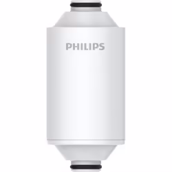 Philips Shower Filter Cartridge - Removes Residual Chlorine & Impurities - White