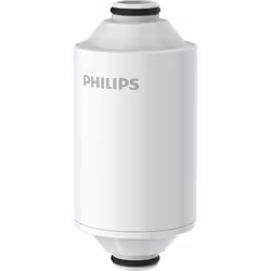Philips Shower Filter Cartridge - Removes Residual Chlorine & Impurities - White