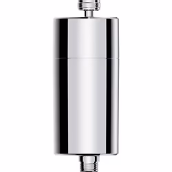 Philips In-Line Shower Filter Chrome Compact Removes Chlorine/Impurities, 8L/Min