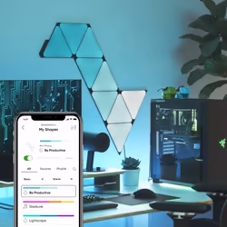 Nanoleaf NL48-1101TW-10PK smart lighting Smart panel Wi-Fi