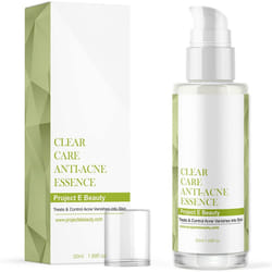 Project E Beauty Clear Care Anti-Acne Essence | Skin Care Facial Anti Acne Pimple Gel Treatment 50ml 1.7oz
