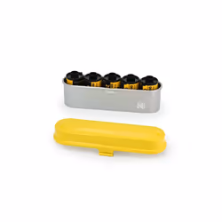 KODAK Film Case - for 5 Rolls of 35mm Films - Compact  Retro Steel Case to Sort and Safeguard Film Rolls Film is not Included ...