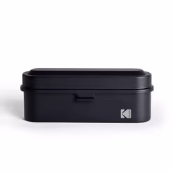 KODAK Film Case - for 5 Rolls of 35mm Films - Compact  Retro Steel Case to Sort and Safeguard Film Rolls (Black) (Film is not Included)