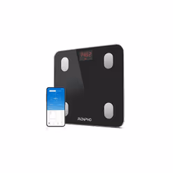 Bluetooth Body Fat Scale, RENPHO Digital Smart Bathroom Weight Scales for Body Composition Analyzer with Smartphone App, 13 B ...