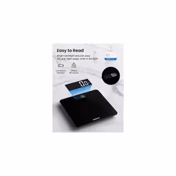 Digital Bathroom Scales for Body Weight, Weighing Scale Electronic Bath Scales with High Precision Sensors Accurate Weight Machine for People, LED