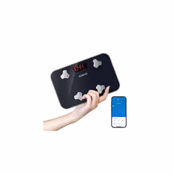 Travel Scale for Body Weight, Mini Bathroom Scale for Body Fat, Portable Digital Weight Scale for Traveling, 13 Body Composit ...