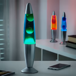 InnovaGoods Magla table lamp 25 W G Green, Silver, Transparent - Additional view 6