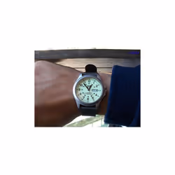 Lorus Military Lumibrite Dial Day-Date Grey Nylon Strap Gents Watch RXF41AX7
