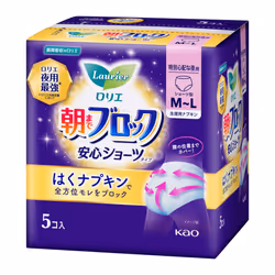 Laurier Sanitary Napkin Super Guard Shorts Type 5 Piece, 1 Count by KAO