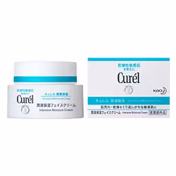Curel Intensive Moisture Cream 40g, Day cream, Women, Dry skin, Sensitive skin, Face, Moisturizing, Plumping, 40 g