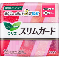 KAO Laurier SlimGuard Long Time Firm Daytime Use 19pcs (Quasi-drug) Laurier Slim Guard Napkin Slim Laurier Slim Guard