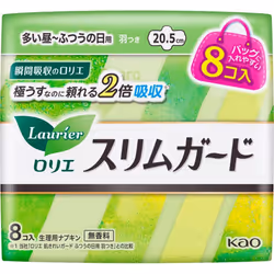 KAO Laurier Slim Guard Firmly for Daytime with Wings 8pcs (Quasi-drug) Napkin Slim Laurier Slim Guard
