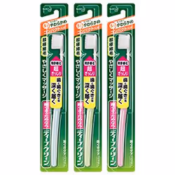 Deepclean Kao Deep Clean toothbrush compact, Toothbrush set, Adult, Blue, Green, Pink, Short, Polypropylene (PP), Saturated p ...