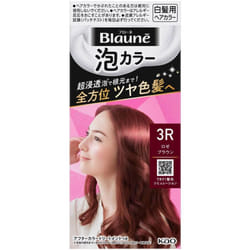KAO Blaune Bubble Color 3R Rose Brown 108ml (Quasi-drug) Foam for Graying Hair Colorant for Gray Hair For use in the entire dyeing process (one-time u