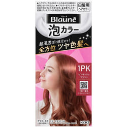 KAO Blaune Bubble Color 1PK Pinkish Brown 108ml (Quasi-drug) Foam for Graying Hair Colorant for Gray Hair For use in the entire dyeing process (one-ti