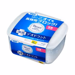 Biore Kao smooth powder Sheet D, unscented, Unisex, Deodorant, Powder sheets, Box, 166 ml, Normal skin