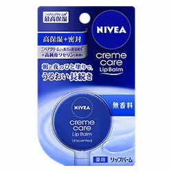 NIVEA Cream Care Lip Balm Unscented, Lip balm, Unisex, Moisturizing, Japan, Jojova oil, Vaseline