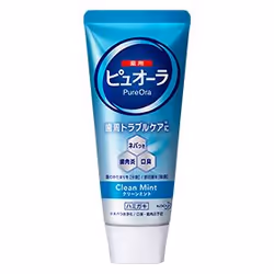 PureOra Toothpaste Clean Mint 115g, Antiplaque toothpaste, 115 g, Paste, Mint, 清浄剤:エリスリトール 基剤:ソルビット液、水..., Plastic