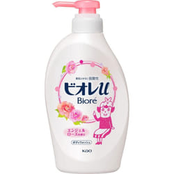 KAO Biore u Biore-u Angel Rose Scent Pump 480mL General Purpose (Biore II) Body Soap Apply an appropriate amount to a damp towel or sponge, lather and