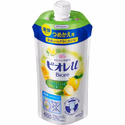 KAO Biore u Biore u Fresh Citrus Scent Refill 340mL General Purpose (Biore II) Body Soap Apply an appropriate amount to a dam ...