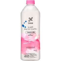 KAO Liese Moist Juicy Shower Refill 340ml Styling Products Spray enough to moisten hair and condition with a hand comb. If yo ...