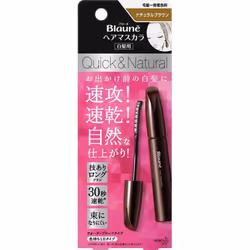 KAO Blaune Hair Mascara Natural Brown 12ml Temporary Colorant for Graying Hair Colorant for Gray Hair Shake the container wel ...