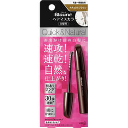 KAO Blaune Hair Mascara Natural Brown 12ml Temporary Colorant for Graying Hair Colorant for Gray Hair Shake the container well. 2. For fine hair, use