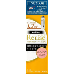 KAO Lilize HAIR COLOR SERVER Re-Black Soft Finish Refill 190g Foam for Graying Hair Colorant for Gray Hair (1) After rinsing out shampoo, drain water
