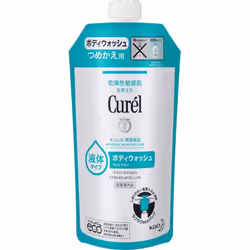 KAO Curel Body Wash Refill 340ml (Quasi-drug) Body Care Curel Apply an appropriate amount to a damp towel or sponge, lather w ...