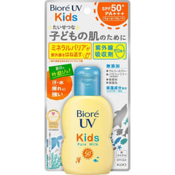 KAO Biore UV (more) Biore UV Kids Pure Milk 70mL Sun Care Shake well with the cap closed until it clicks into place, then apply a small amount evenly