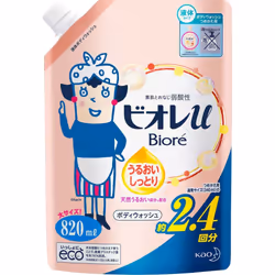 KAO Biore u Biore u Moisturizing Refill 820mL General Purpose (Biore II) Body Soap Apply an appropriate amount to a damp towe ...