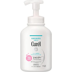 KAO Curel Bubble Shampoo Pump 480ml (Quasi drug) Body Care Curel Before shampooing, thoroughly wet the skin and hair and apply lather (about 6 pumps)