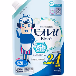KAO Biore u Biore-u Succinctly Dry Refill 820mL General Purpose (Biore II) Body Soap Apply an appropriate amount to a damp to ...