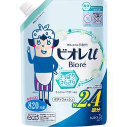 KAO Biore u Biore-u Succinctly Dry Refill 820mL General Purpose (Biore II) Body Soap Apply an appropriate amount to a damp towel or sponge, lather and