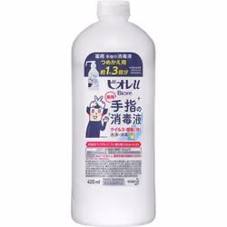 KAO Biore u Hand Sanitizer Refill 420ml (Quasi-drug) Other Liquids Hand Soap Dosage and Administration] Apply or rub directly ...