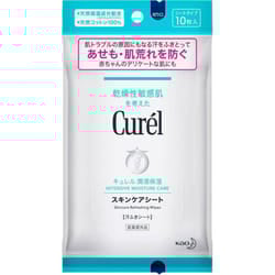 KAO Curel Skin Care Sheet 10 sheets (Quasi-drug) Other (check locks, tongue cleaners, etc.) Curel Do not rub hard, but wipe your skin with a gentle ru