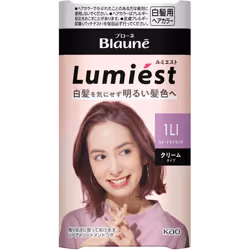 KAO Blaune Lumiest Hair Color 1LI Sweet Lilac 108g (Quasi drug) Graying Hair Cream Colorant for Gray Hair Please read the ins ...