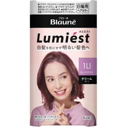 KAO Blaune Lumiest Hair Color 1LI Sweet Lilac 108g (Quasi drug) Graying Hair Cream Colorant for Gray Hair Please read the instruction manual carefully