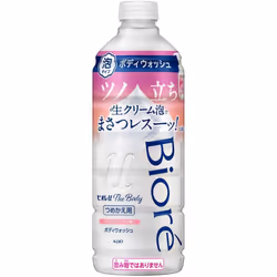 KAO Biore u THE BODY Foam Type Brilliant Bouquet Fragrance Refill 440ml Personal Medium Price Range Body Soap Wet your skin, ...