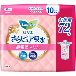KAO Laurier Sara Pure Absorbent Super Absorbent Slim 10cc Unscented 72sheets Light incontinence Please replace it as needed. ...