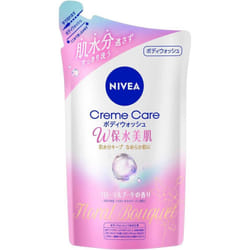KAO NIVEA Cream Care Body Wash W Water retaining beauty skin Floral bouquet scent Refill 350ML Personal Medium Price Range Body Soap Apply an appropri