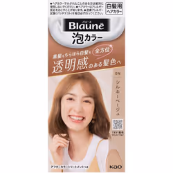 KAO Blaune Bubble Color 0N Silky Beige 108mL (Quasi-drug) Foam for Graying Hair Colorant for Gray Hair 1. add liquid 1 to liq ...
