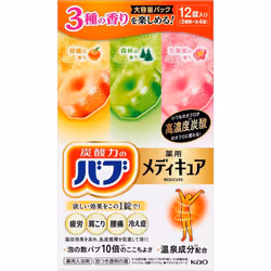 KAO Babu MEDICURE Assortment 3 Regular Type 12 Tablets (Quasi-drug) Carbon dioxide gas (hot bath) Babu Hot bath Dissolve one ...
